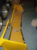 Sidepod removed