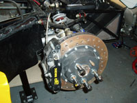 Offside front before cleaning